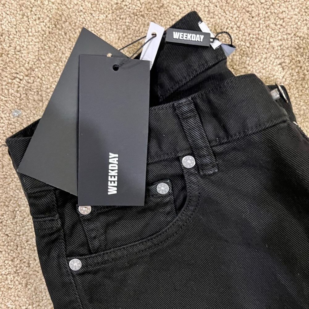 ASOS Weekday Black Jeans - Picture 2 of 5